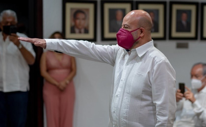 c4jimenez's tweet photo. EL NUEVO FISCAL de CAMPECHE
La gobernadora @LaydaSansores llevó a la Fiscalía del estado a @RenatoSalesmx 
Un funcionario honesto, incorruptible, capaz y comprometido siempre con la ciudadanía...
En hora buena para los campechanos! https://t.co/UQXdL44hAv