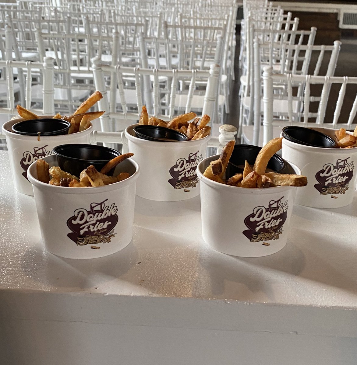 Double Fries No Slaw (@doublefriespod) on Twitter photo When your producer is getting married and his mom reaches out to get this done for his wedding rehearsal.
Shoutout to <a href="/GuthriesChicken/">Guthrie's Chicken</a> for the sauce & shoutout to <a href="/HarlanHarris/">Harlan_Harris</a> for getting married this weekend (even though it’s a fall wedding! 🤣) When your producer is getting married and his mom reaches out to get this done for his wedding rehearsal.
Shoutout to <a href="/GuthriesChicken/">Guthrie's Chicken</a> for the sauce & shoutout to <a href="/HarlanHarris/">Harlan_Harris</a> for getting married this weekend (even though it’s a fall wedding! 🤣)