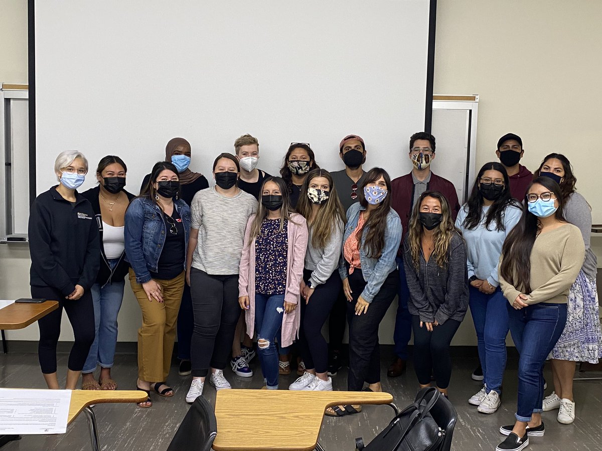 Thank you @1latinastar for an amazing class this week! The second year counseling cohort finally met! #meetingforthefirsttime #schoolcounselors #counseling #masters #students #sdsu #sdsugrad #advocate