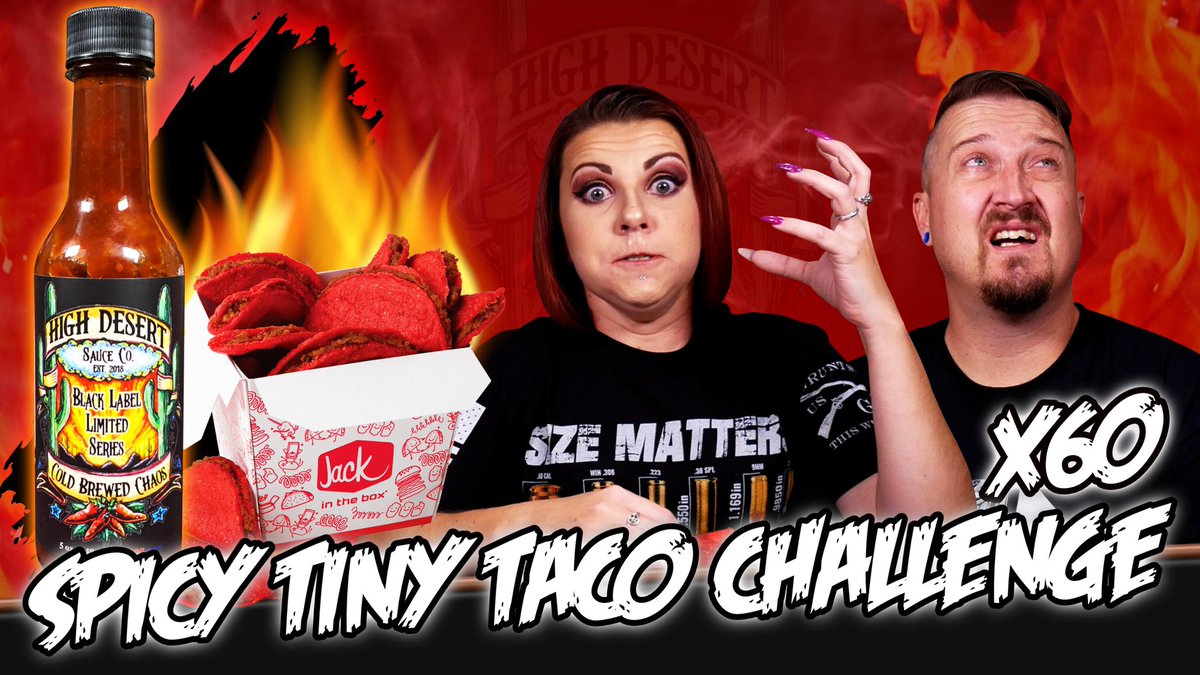 Cold Brewed Chaos from High Desert Sauce Co. and the new Spicy Tiny Tacos from JackintheBox 6pm Est!