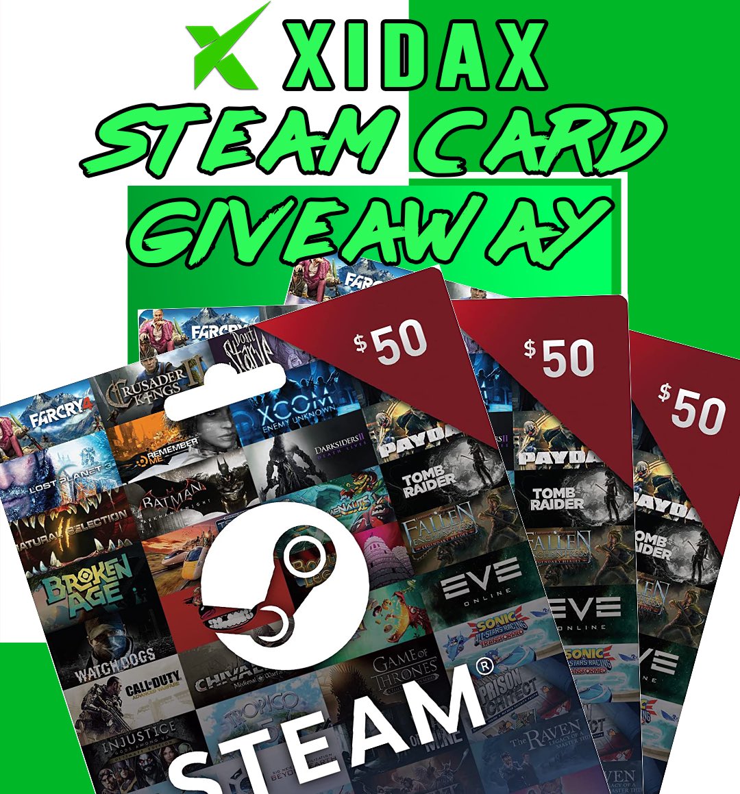 xidaxpcs's tweet image. We are doing $50 Steam Card giveaway! 💚😍

All you need to do is…

-Like this post
-Retweet this post
-Comment a game you are very excited for 👀

You have till Monday September 20th, LETS GET IT GAMERS! 🥳