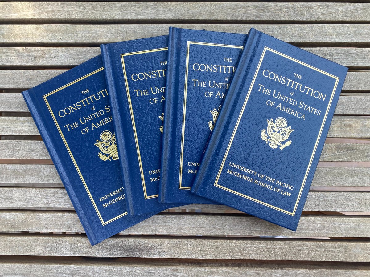 The U.S. Constitution was signed 234 years ago on Sept. 17, 1787. 🇺🇸 Today, we celebrate Constitution Day! 

The American Constitution Society at McGeorge distributed free pocket-sized constitutions on campus all week to the student body. #ConstitutionDay
