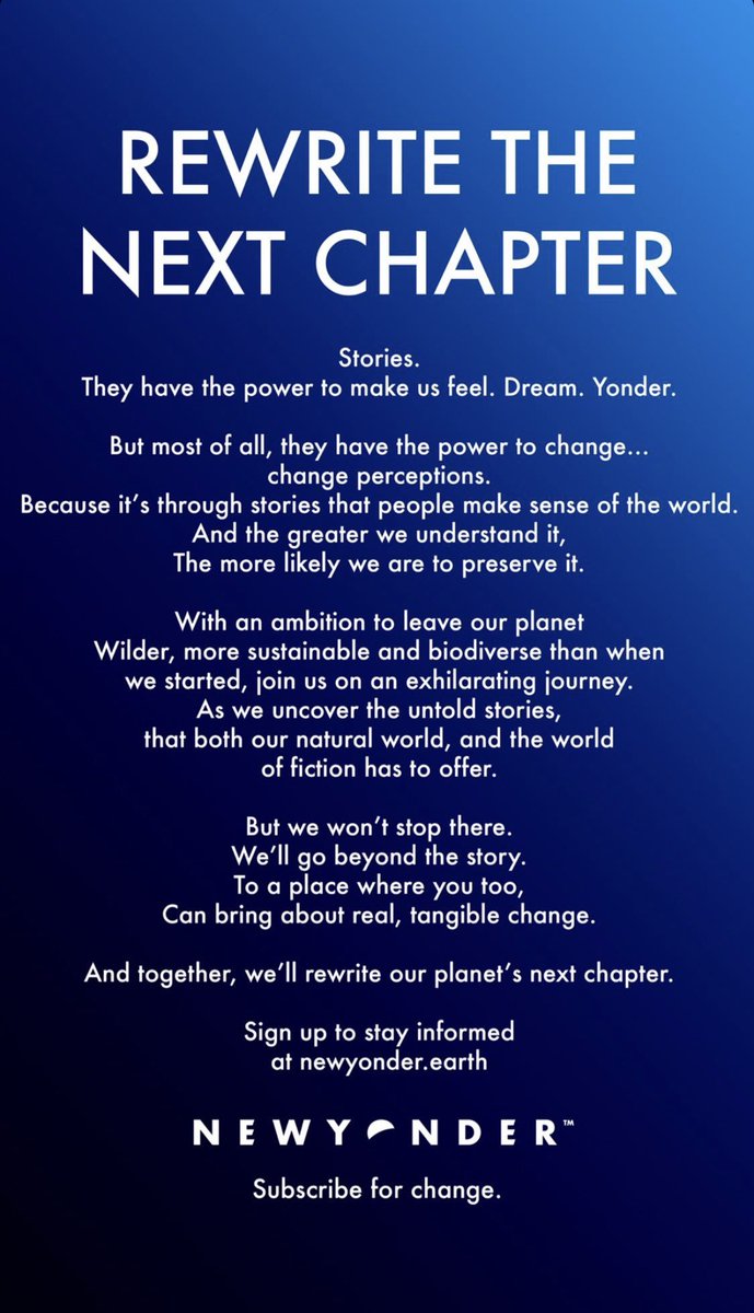 newyonder's tweet photo. Newyonder #manifesto
Sign up to https://t.co/BQozZvmX7n
.
.
.
#storytellers #storytelling #brand #film #production #filmmakers #producers #business #company #environment #Sustainability #subscribeforchange #change #story #stories #yonder https://t.co/YwDvpG4Ewm