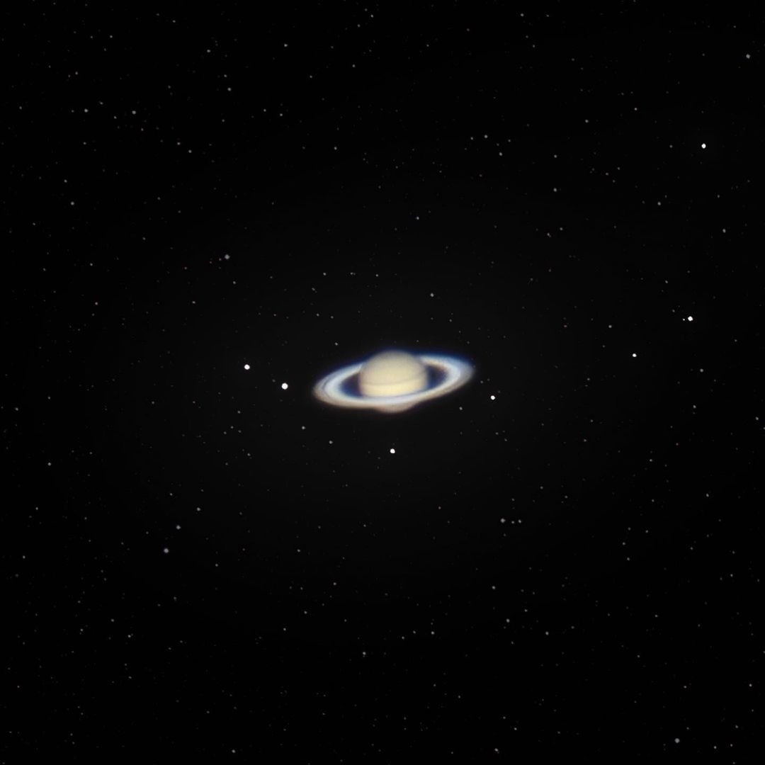 Have you ever seen Saturn through a telescope?🔭⁠ Via 📷 science #saturn #space #brainsharper