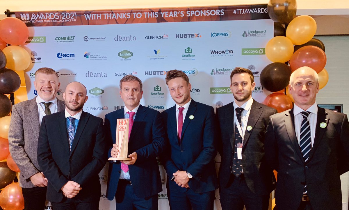 Thanks to our valued customers who backed &amp; voted for <a href="/GlennonBrothers/">Glennon Brothers</a>  Thanks to our supply chain partners that supported us  Very proud of all the team #3inarow <a href="/Hardwareassoc/">Hardware Association</a> <a href="/coilltenews/">Coillte</a> <a href="/ForestryLS/">Forestry and Land Scotland</a> <a href="/daera_ni/">DAERA</a> <a href="/_FIIreland/">Forest Industries Ireland</a> <a href="/forestsandwood/">Confor</a> <a href="/TimberTradeFed/">TDUK</a> #fromforesttofrontdoor