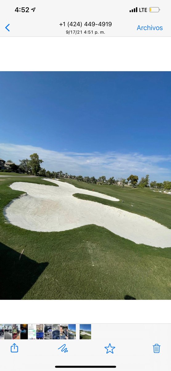 Bunkers going back together at Gainey Ranch