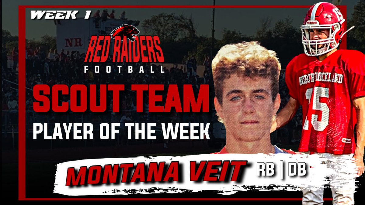 NORTH ROCKLAND FOOTBALL (@northrocklandfb) on Twitter photo π₯π Week 1- Scout Team Player of the Week is <a href="/MontanaVeit/">Montana Veit</a> = E.A.T! All week long this young man gave his best Effort, had a a great Attitude & played with great Toughness! Congrats Montana! #ProtectTheStandard #WTD #TTP #EAT @lohudinsider <a href="/CoachRT13/">CoachRT13</a> <a href="/lohudsports/">lohud sports</a> <a href="/NRockathletics/">North Rockland Athletics</a> π₯π Week 1- Scout Team Player of the Week is <a href="/MontanaVeit/">Montana Veit</a> = E.A.T! All week long this young man gave his best Effort, had a a great Attitude & played with great Toughness! Congrats Montana! #ProtectTheStandard #WTD #TTP #EAT @lohudinsider <a href="/CoachRT13/">CoachRT13</a> <a href="/lohudsports/">lohud sports</a> <a href="/NRockathletics/">North Rockland Athletics</a>