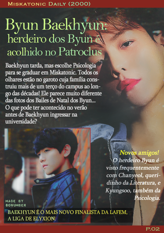 exodusficfest's tweet photo. [#PreviewsEXODUS] Miskatonic Daily (2000)

#BAEKHYUN #CHANYEOL 

#EXODUSFicFest https://t.co/mk7OJxQnI2