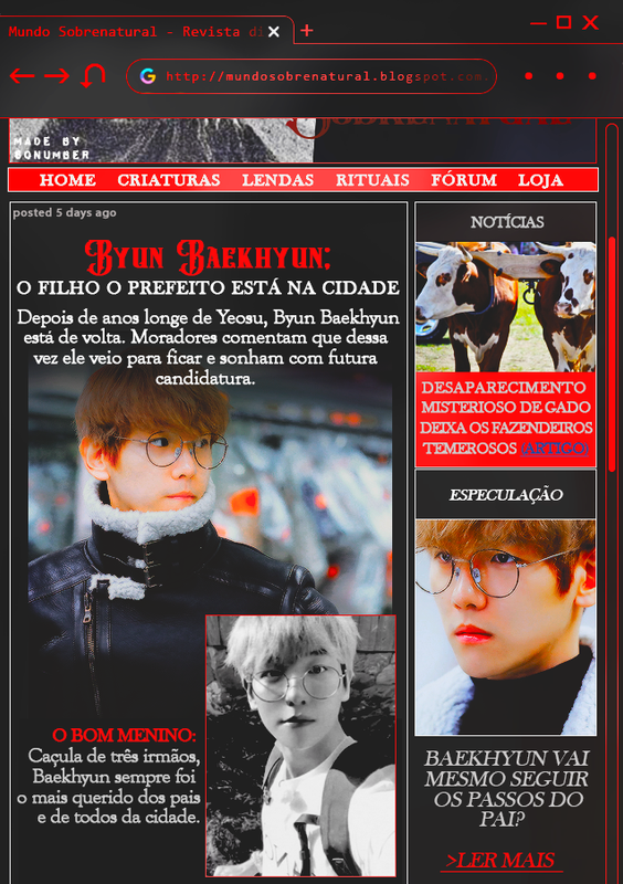 exodusficfest's tweet photo. [#PreviewsEXODUS] Blog Mundo Sobrenatural

#BAEKHYUN #KYUNGSOO

#EXODUSFicFest https://t.co/m6yTnCaan0