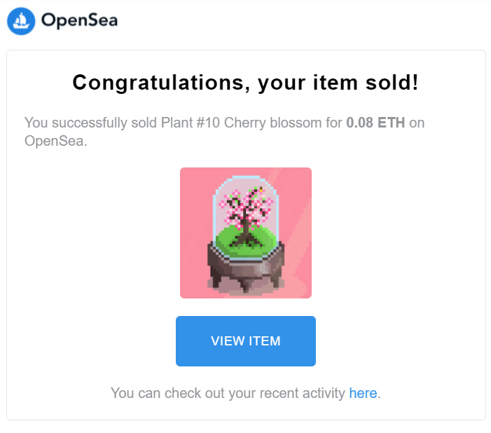 This is crazy, how can i miss it?!🥺😱
Plant #10 Cherry blossom has been sold! 
Thank you, Inoele!!!!😃