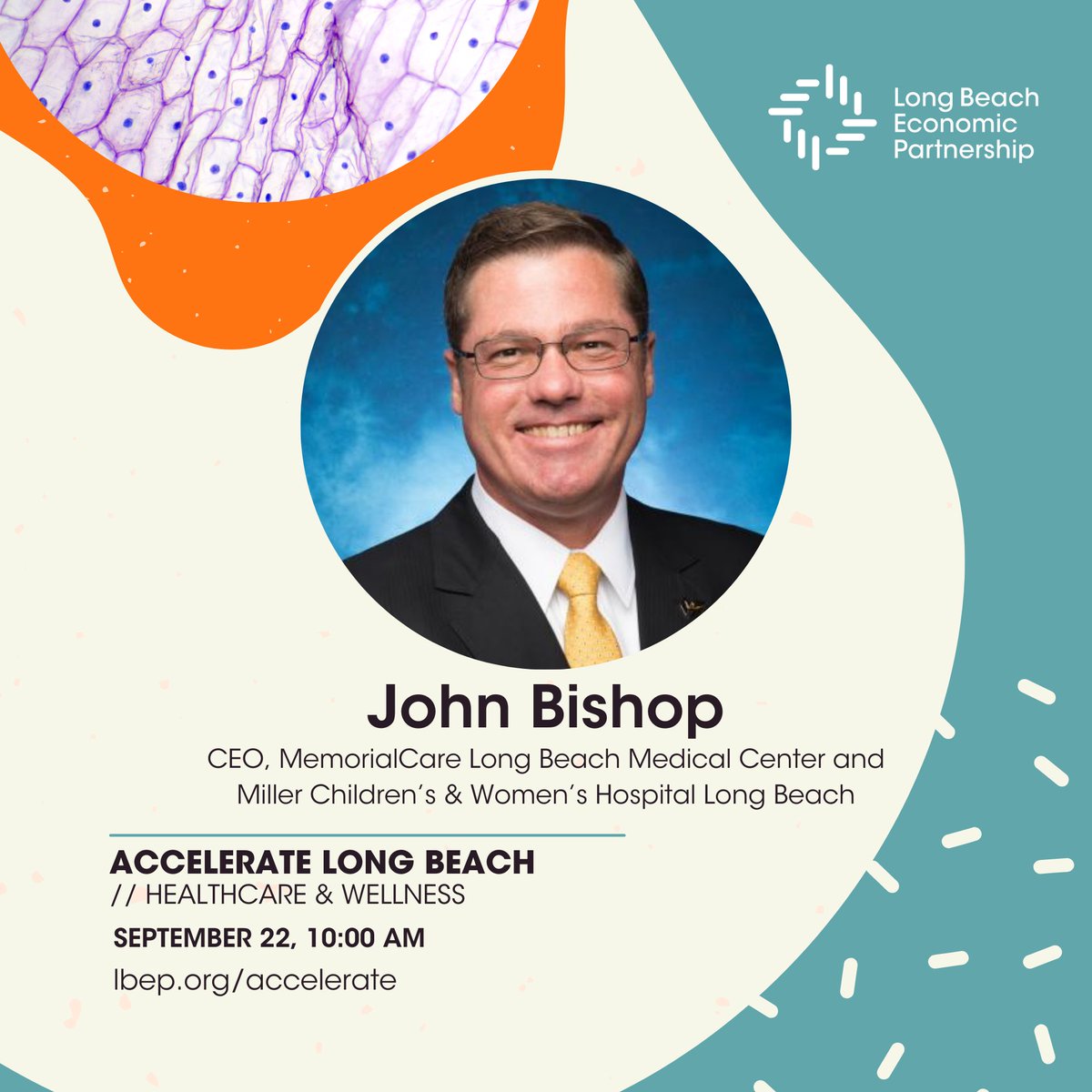 MemorialCare Miller Children’s & Women’s Hospital (@millerchildrens) on Twitter photo Our CEO John Bishop will join <a href="/LBEPartnership/">Long Beach Economic Partnership</a> at Accelerate Long Beach on Sept. 22, where he will discuss the complexities of being a health care executive during the pandemic. #AccelerateLongBeach 🏥
Register for this FREE live virtual conference at lbep.org/accelerate. Our CEO John Bishop will join <a href="/LBEPartnership/">Long Beach Economic Partnership</a> at Accelerate Long Beach on Sept. 22, where he will discuss the complexities of being a health care executive during the pandemic. #AccelerateLongBeach 🏥
Register for this FREE live virtual conference at lbep.org/accelerate.