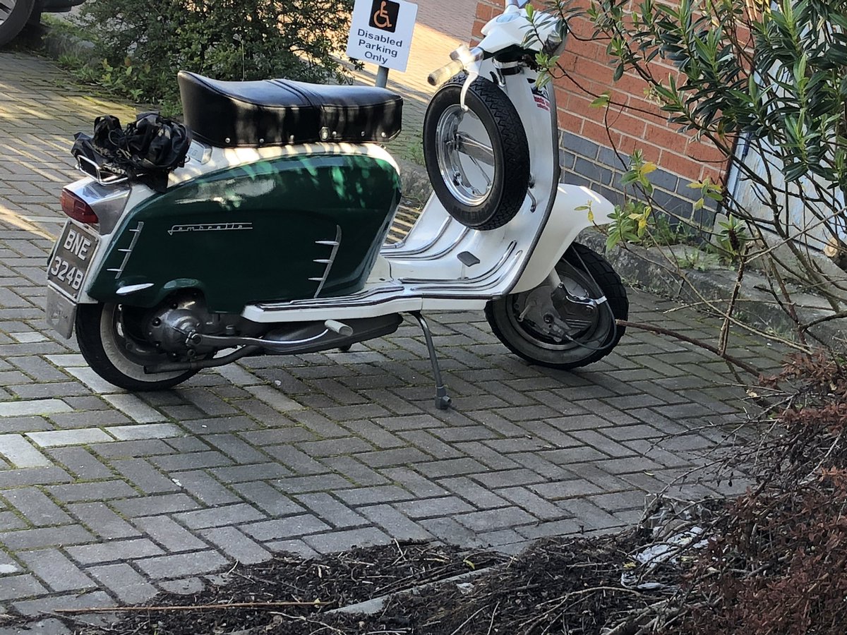 My beloved lambretta of 20 years has been stolen today outside my work in Gipton Leeds . Not gonna lie I’m distraught and have shed a tear . Please retweet . Thank you