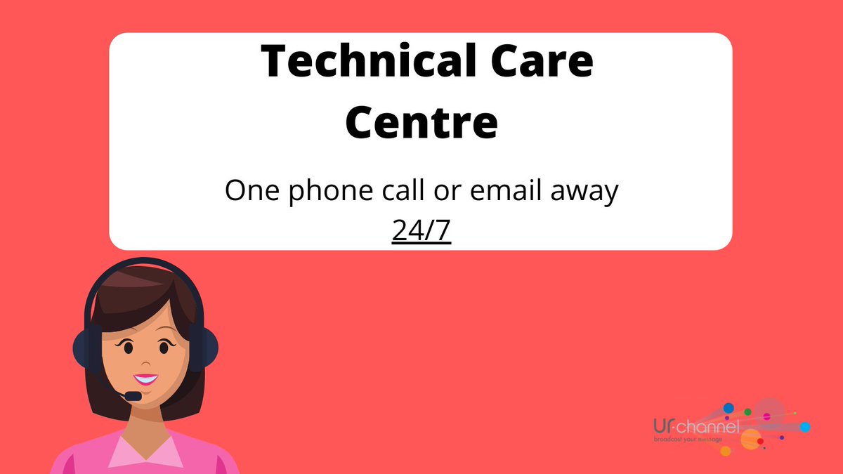 Our technical care centre is available whenever you need us. 24/7.