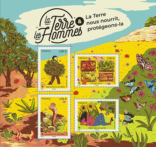 PhilatelyTimes's tweet photo. #FrancePost issued #stamps on 17th Sep 2021
'Earth and People - Earth feeds us, Let's protect it'
#Philately #LaPoste #Environment https://t.co/wLxUxjqy8U