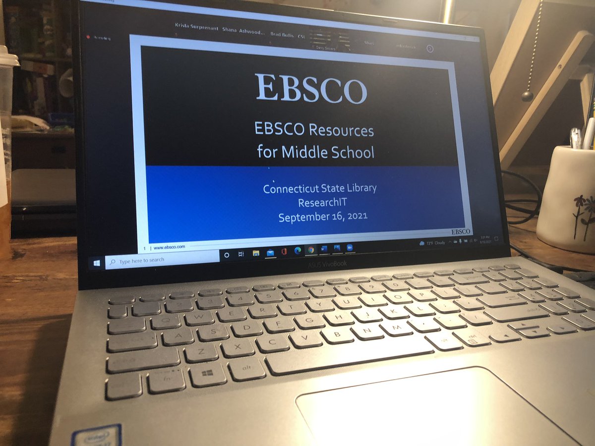 Attended a workshop for research resources! Can’t wait to use this with students! @reynoldslearn @amaralbeth @librarylisa @jlarkin24 #librarylife #teacherlife @MsThomBookitis @EBSCO @researchIT_CT