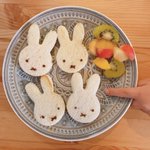 母の愛を感じる。こちらは「息子の朝食」と「母の朝食」です。