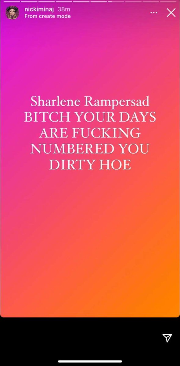 RACHELPRICETT's tweet photo. Sharlene is a Trini journalist... and @NICKIMINAJ decides to attack. Sharlene gyal... hold strain. #igotyou https://t.co/K3xj2YdnXe