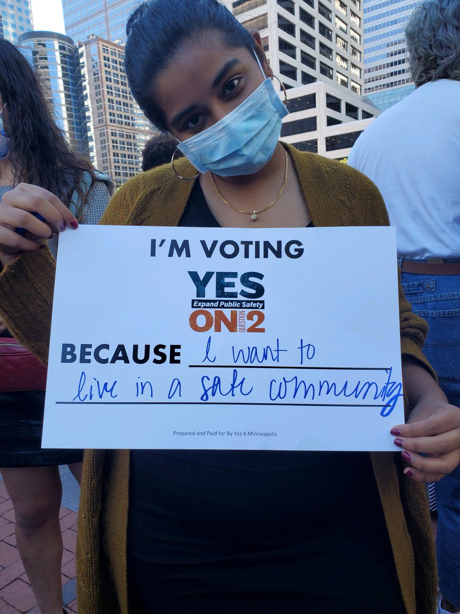 We know what keeps us safe. #Yes4Minneapolis #YesOn2