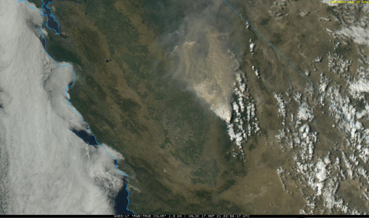 Heartbreaking satellite photos reveal the burning of the Sequoia trees in the #KNPComplexFire The #WindyFire is taking off due to windy conditions in the area. Firefighters are doing everything they can to save the historic trees wrapping them in fire blankets.😢#CAwx #WxTwitter