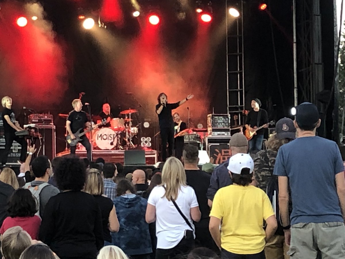 First concert in years - first up Moist