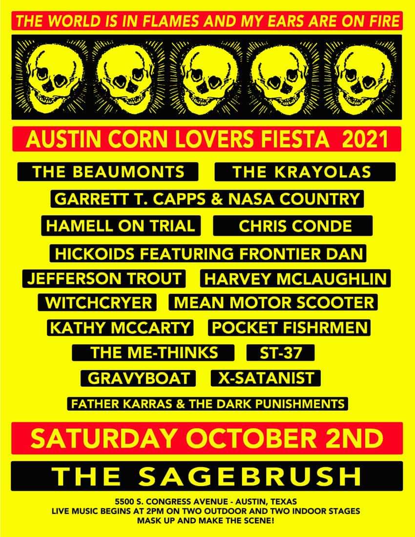 10/2 @ THE SAGEBRUSH #ATX 🤠

#saustex #records #austintexas #Austin #Texas #tx #music #hickoids #meanmotorscooter #thebeaumonts #harveymclaughlin #themethinks #pocketfishrmen #hamellontrial #thekrayolas #thesagebrush