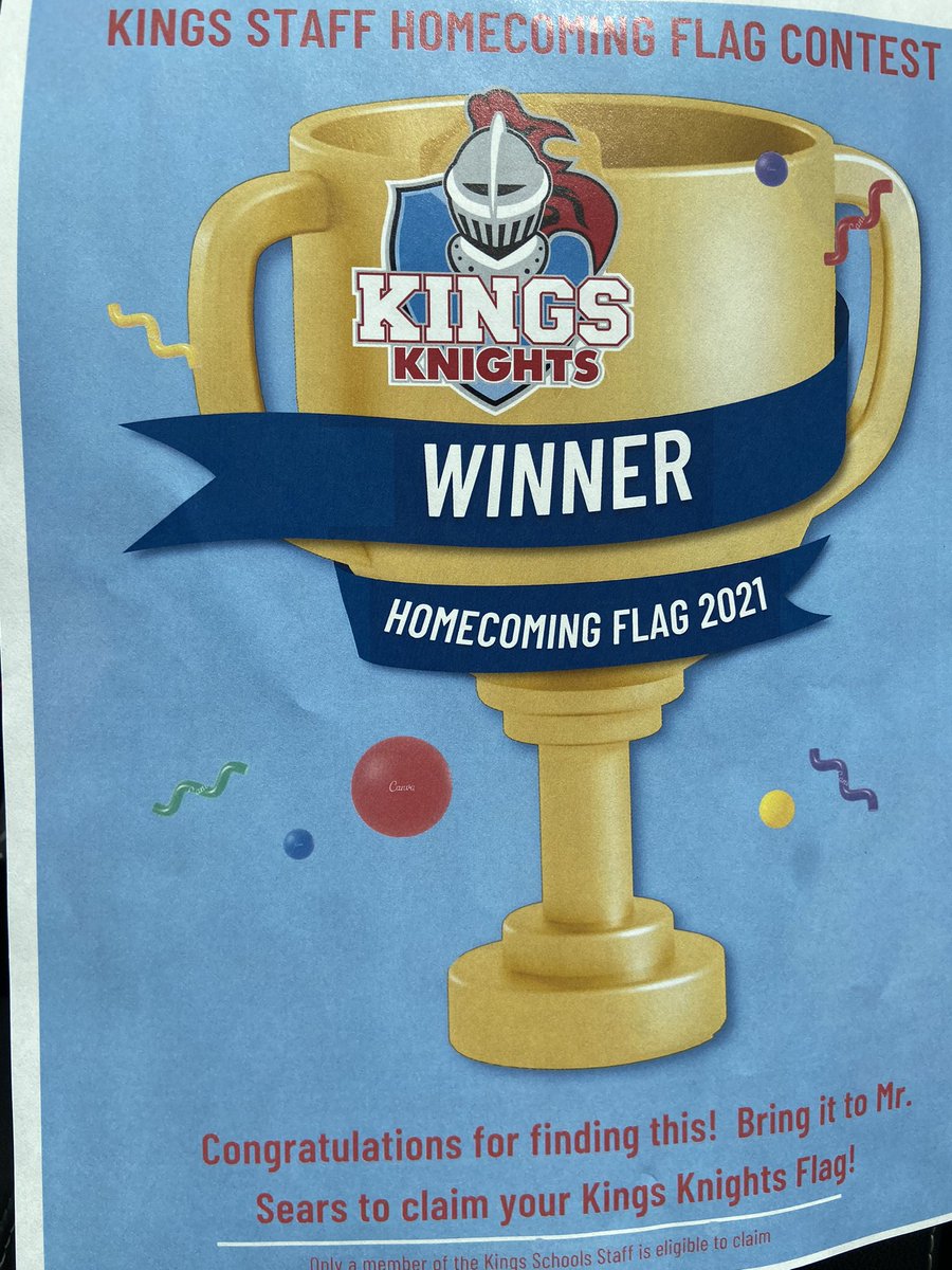 Kings Staff: To capture the flag you must find this!  #findthatflag #letsgo