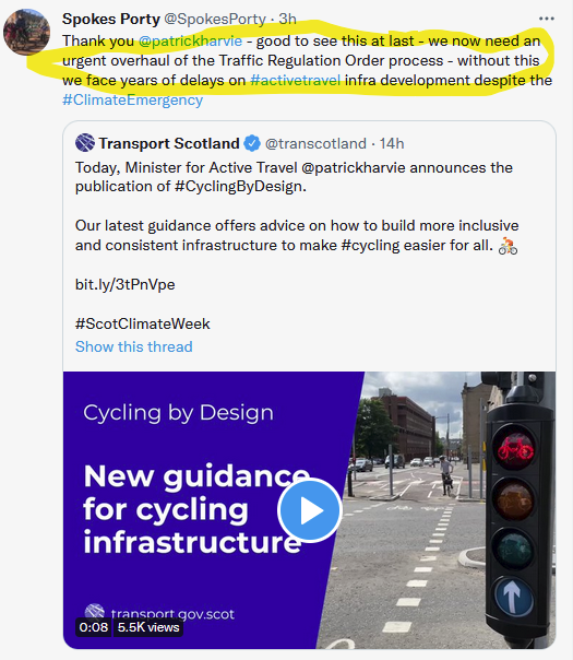 SpokesLothian's tweet photo. @SpokesPorty @patrickharvie #TrafficOrders
🙋♀️Yes, long overdue for @MathesonMichael MSP to sort the @scotgov TRO/ETRO mess
😞See attached its impact at @Edinburgh_CC
@CyclingEdin @edfoc @TransformScot @CyclingSurgeon @davidfkey @cocteautriplets @SP_NetZero @sto_paul @JimDensham @carltonreid @TransportXtra https://t.co/hu1g8uiKqy
