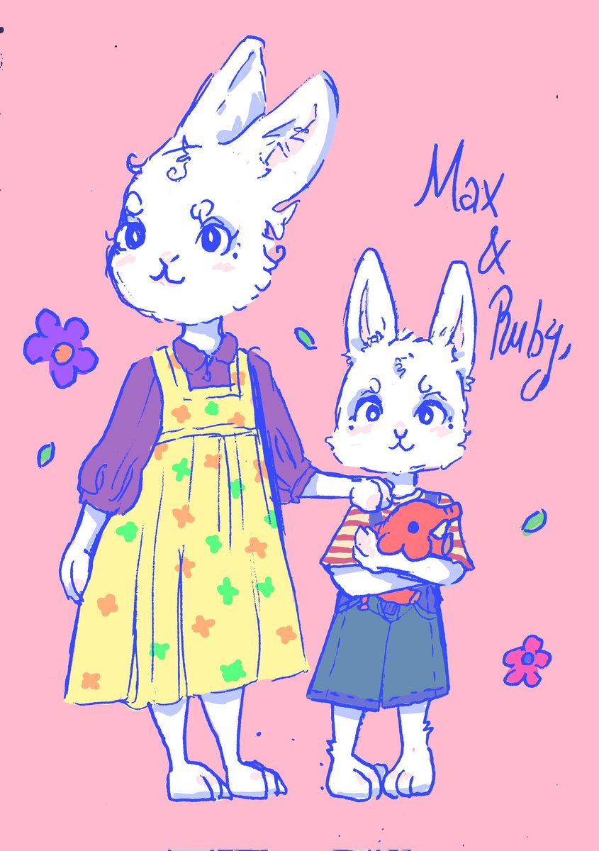 chaiclari's tweet photo. A little Max & Ruby fanart ^^ I loved that show as a kid
.
.
#maxruby #furryart #cute #kawaii #kidcore #fairycore #furry #bunny #fanart #digitalart https://t.co/7Nzm6rQOff