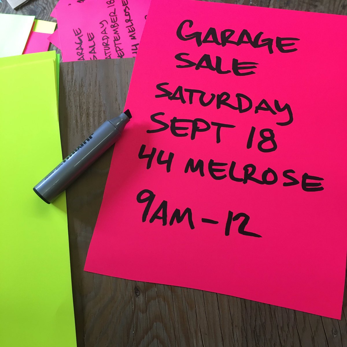 I am having a BIG ASSED garage sale tomorrow morning!! All the things and a handful of other things as well such as:

Art
Toys, Records, furniture, Books , Taxidermy, Art, X country Ski’s,Nick nacks
Come play “buy my stuff” at 44 Melrose, Saturday September 18th from 9am-12noon