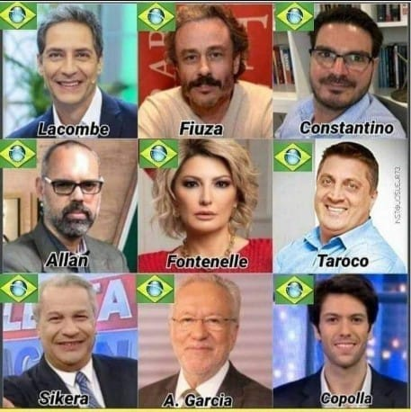 Se vocês confiam nesses jornalistas, e acham que eles tem credibilidade; e te representa. RETWITTE essa mensagem por favor.