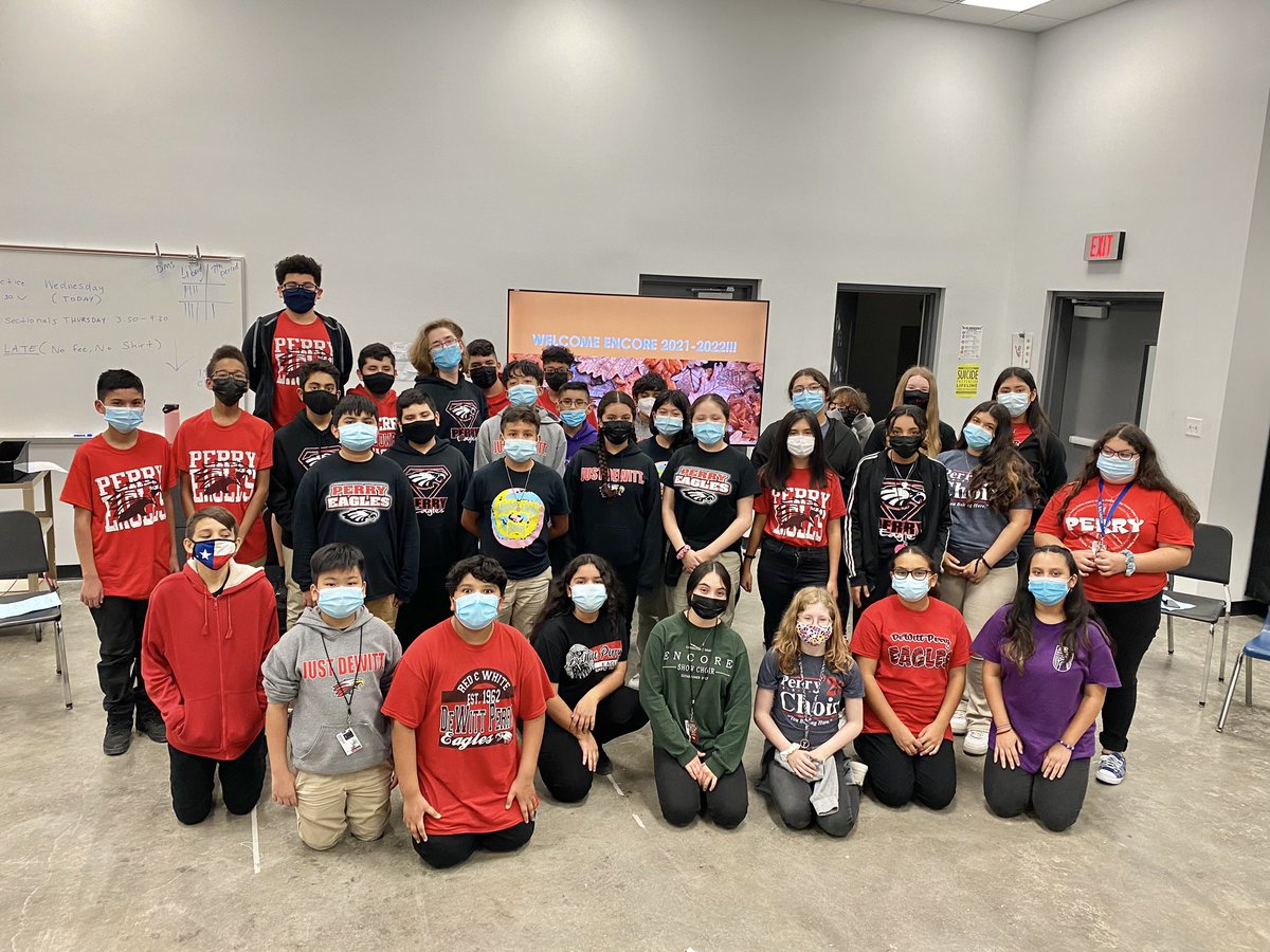 dwp_choirs's tweet image. Thank you ENCORE for a great rehearsal! We are so proud of your leadership and dedication. Keep up the good work! @MrsCisnerosCFB  @DeWitt_Perry @CFBISD  #dwpchoir #youbelonghere #leadership #popchoir