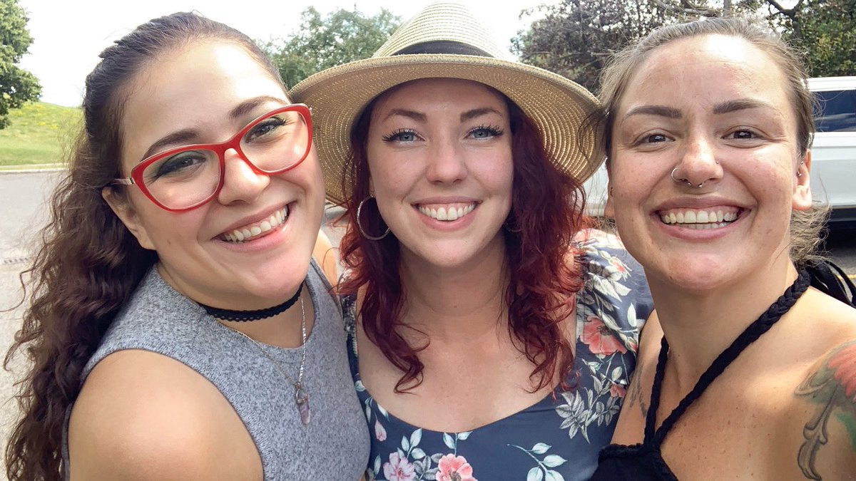 ronniedohertyy's tweet photo. Reuniting with the gals in the six this weekend and couldnโt be more stoked! ๐ Let the games begin ๐
#ClairesBirthdayWeekend #RoadTrip #Shenanigans #AllOfTheThings #MyGirls #TripleTrouble #BucketHatGang #MiniVacation #Excited #Toronto #Happiest https://t.co/5zECgKQoJq