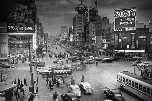 токио 1952. токио 1940х. токио 1900 год. старый токио. токио 1900 год.