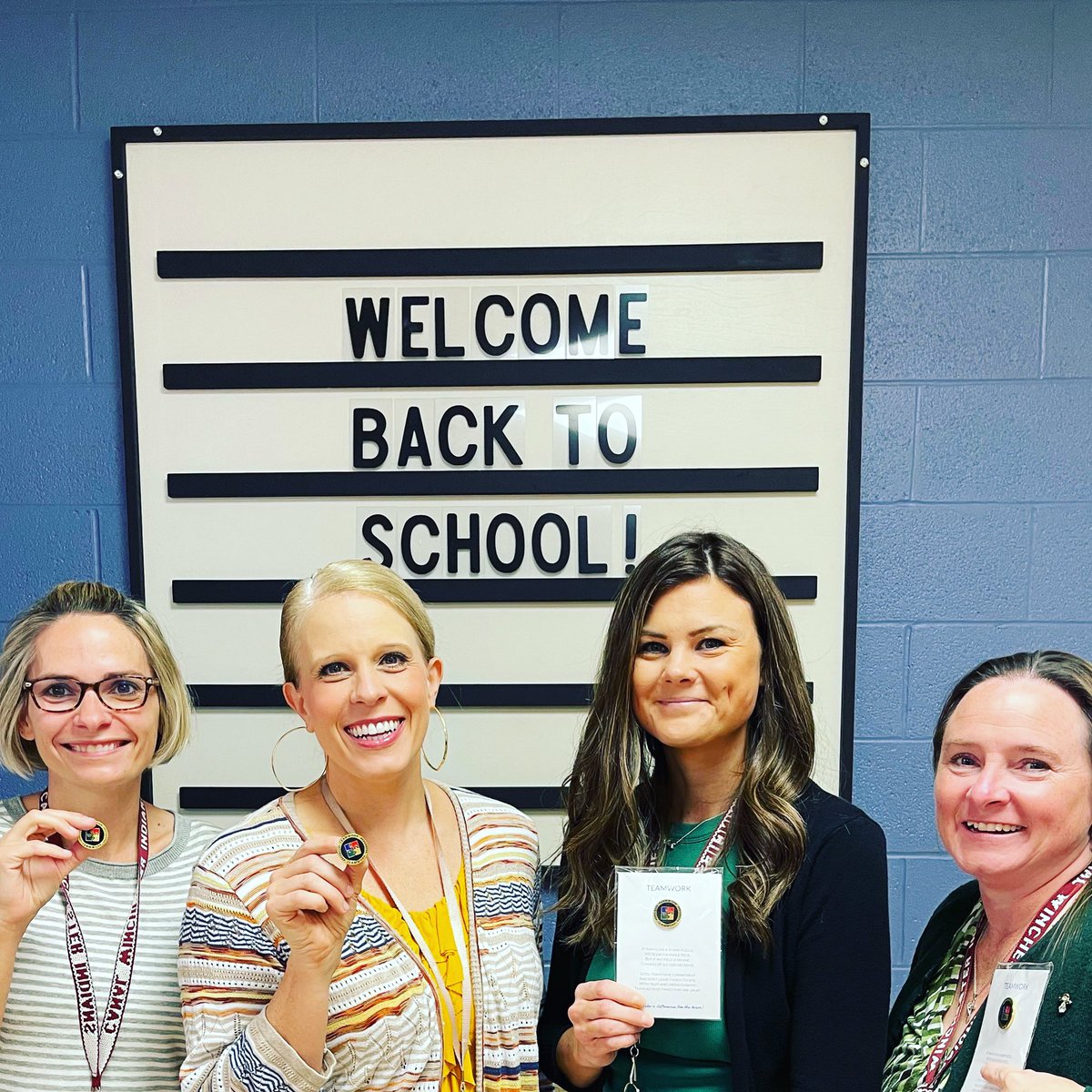 CWMS_office's tweet image. Thank you for your TEAMWORK 
Mrs. Crooks, Mrs. Old, Mrs. Ebert and Mrs. Morris. Our office staff is amazing and has helped in so many ways this school year so they were recognized at our monthly staff meeting . #CWway #cwmschangemakers