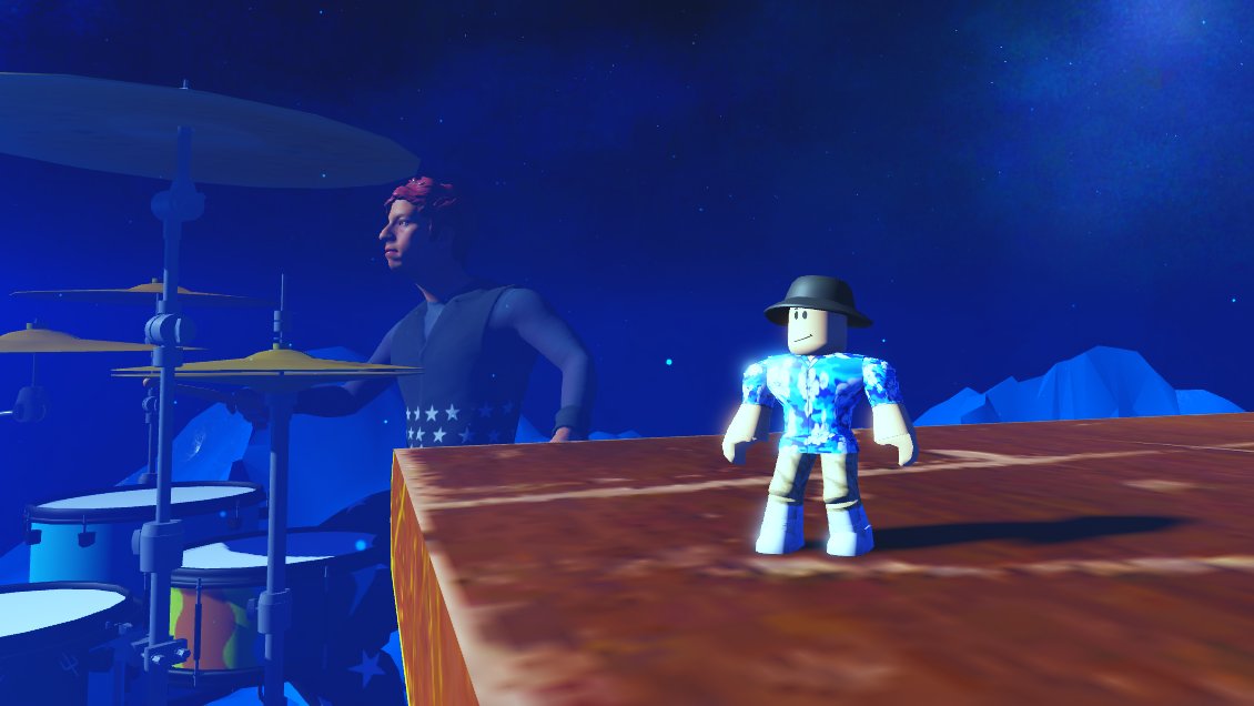 FinnDevRBLX's tweet image. Just finished watching the @twentyonepilots @Roblox concert. 👏🏽🎸
They put so much hard work and effort into making this for us. 💗
#Roblox #RobloxConcert