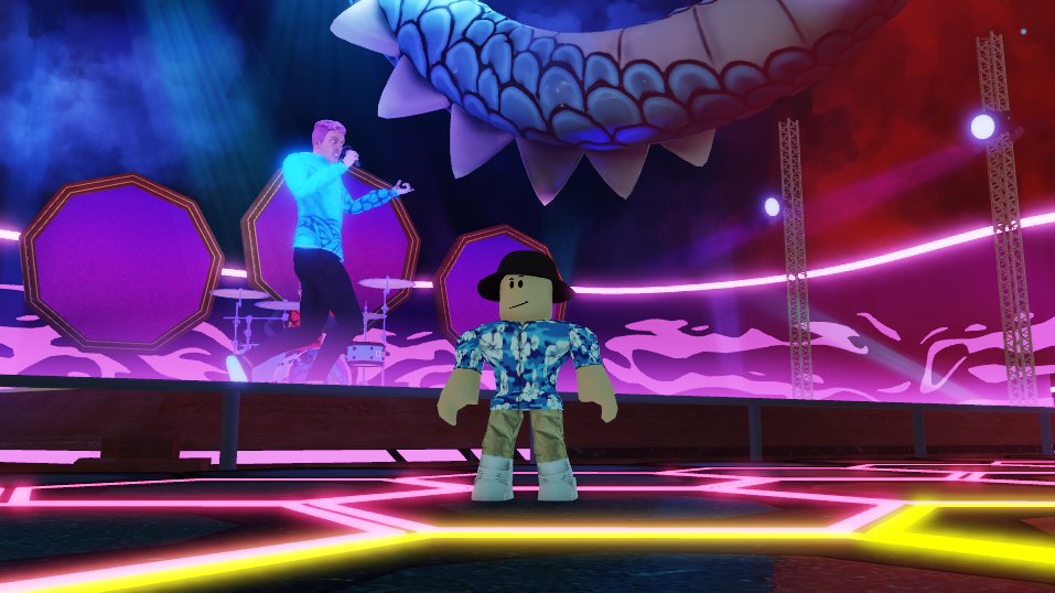 FinnDevRBLX's tweet image. Just finished watching the @twentyonepilots @Roblox concert. 👏🏽🎸
They put so much hard work and effort into making this for us. 💗
#Roblox #RobloxConcert