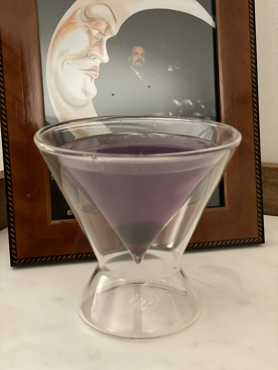 crowgould's tweet photo. @TheDoubleclicks @Gen_Con My fancy purple drink is ready! #DoubleclicksLive https://t.co/mKbCHuY6ap