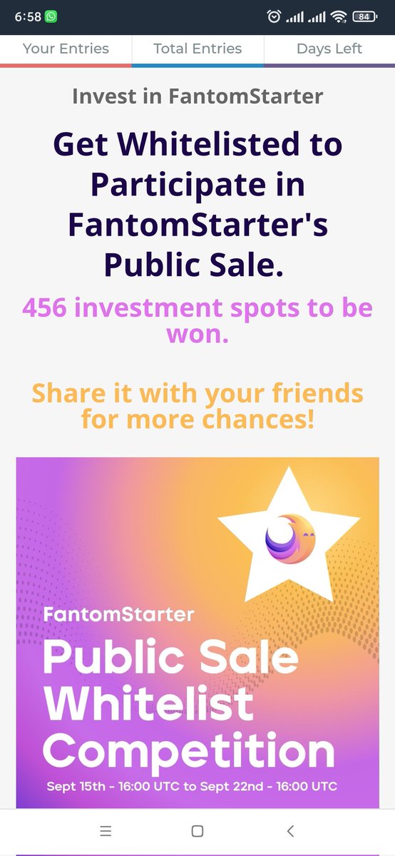 JosephDjuanda's tweet image. U don&apos;t want miss this out
wn.nr/vPNKmL

 #fantomstarterwhitelistcompetition
#fantomstarter #fantomstarterwhitelist #fantomstarterIDO