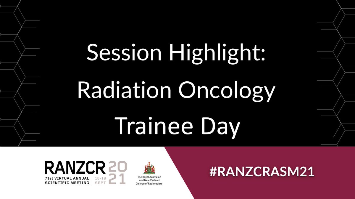 RANZCR Rad Oncology (@facradoncology) on Twitter photo At 10:30am, as part of the Radiation Oncology Trainee Day, hear from Drs <a href="/SweetPingNg/">Sweet Ping Ng</a> and Joseph Sia on "How to be a Radiation Oncologist Clinician Scientist and Academic,” and learn about Fellowship opportunities in the USA, Canada, EORTC, Singapore, and the UK. #RANZCRASM21 At 10:30am, as part of the Radiation Oncology Trainee Day, hear from Drs <a href="/SweetPingNg/">Sweet Ping Ng</a> and Joseph Sia on "How to be a Radiation Oncologist Clinician Scientist and Academic,” and learn about Fellowship opportunities in the USA, Canada, EORTC, Singapore, and the UK. #RANZCRASM21