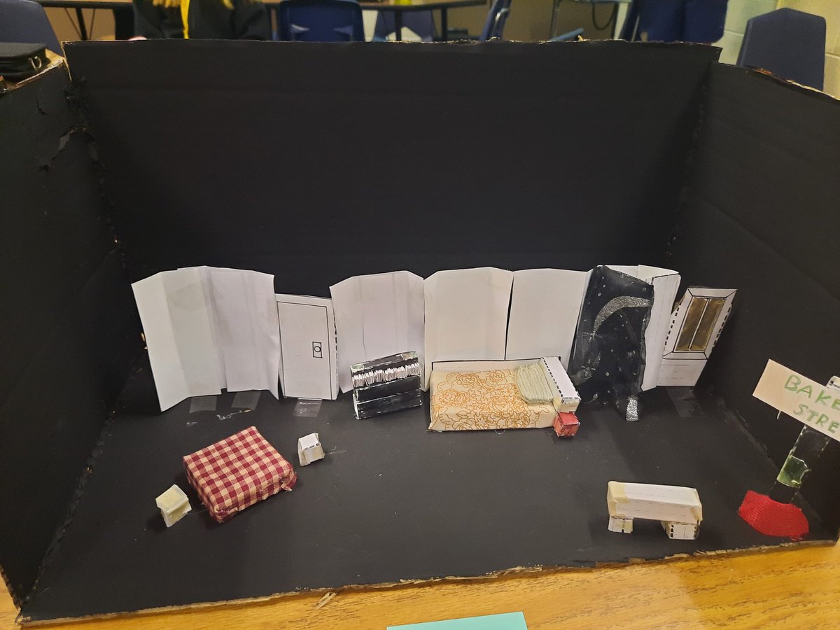 MearsTheater's tweet photo. Student set designs. Which one is your favorite? @DoerreT https://t.co/y4Unv16aVi