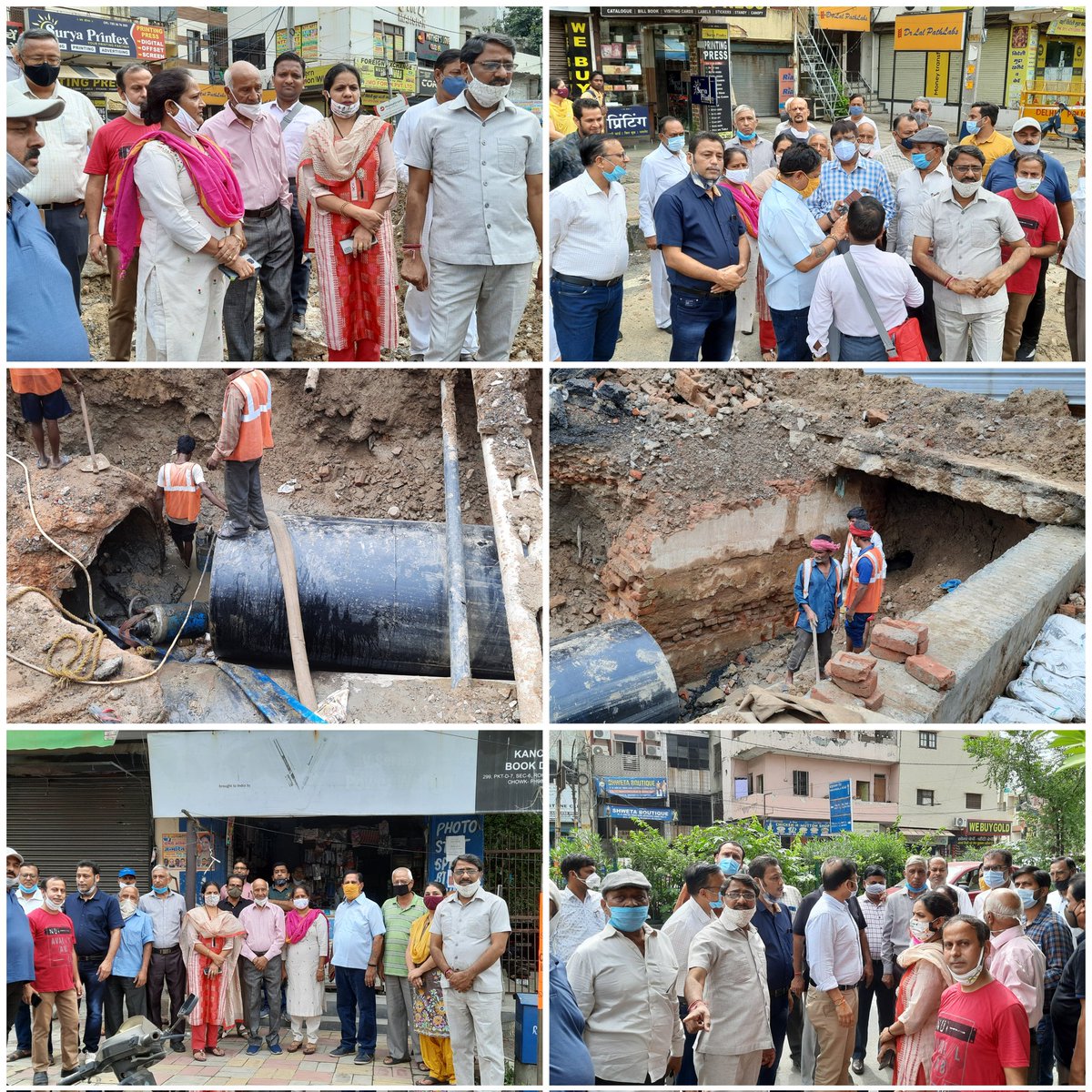 KanikaSandeep's tweet photo. तुरंत लिया एक्शन 
पार्षद कनिका संदीप जैन, डीसी विवेक प्रकाश ने किया pwd एव Djb के अधिकारियों को दिए निर्देश 
@narendramodi @BJP4Delhi @AmitShah @PandaJay
@blsanthosh @siddharthanbjp
@DevinderSolanki @adeshguptabjp @hansrajhansHRH @alka_gurjar 
@JPNadda #kanikasandeepjain https://t.co/Tjh0c1rIfD