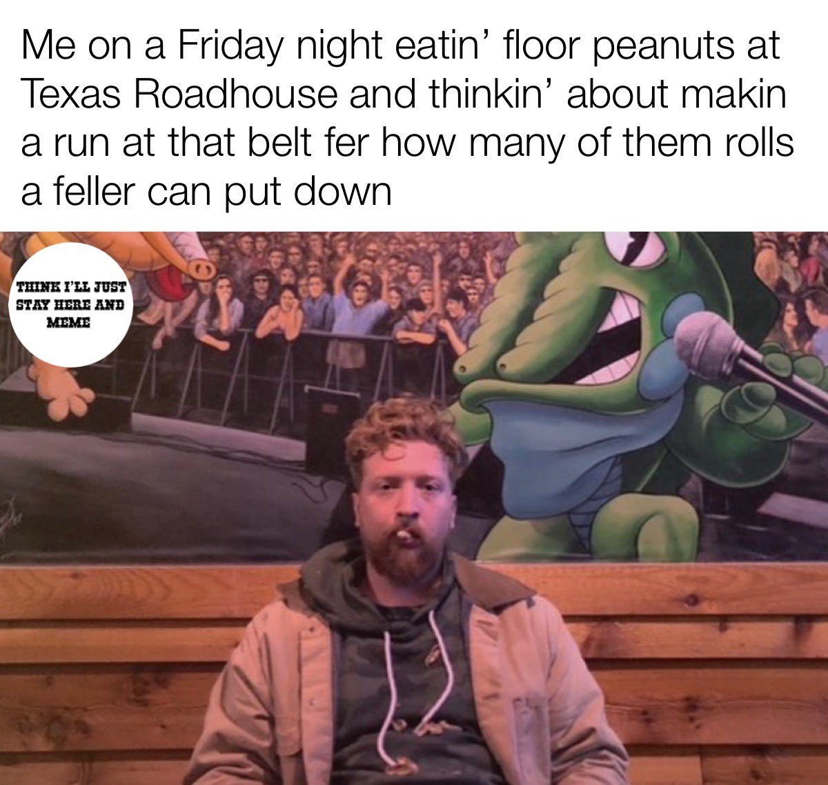 StayHereAndMeme's tweet photo. “Excuse me ma’am, can we get more cinnamon butter please? Thank you”
@TTChilders @texasroadhouse https://t.co/Ke1HBtcY0H