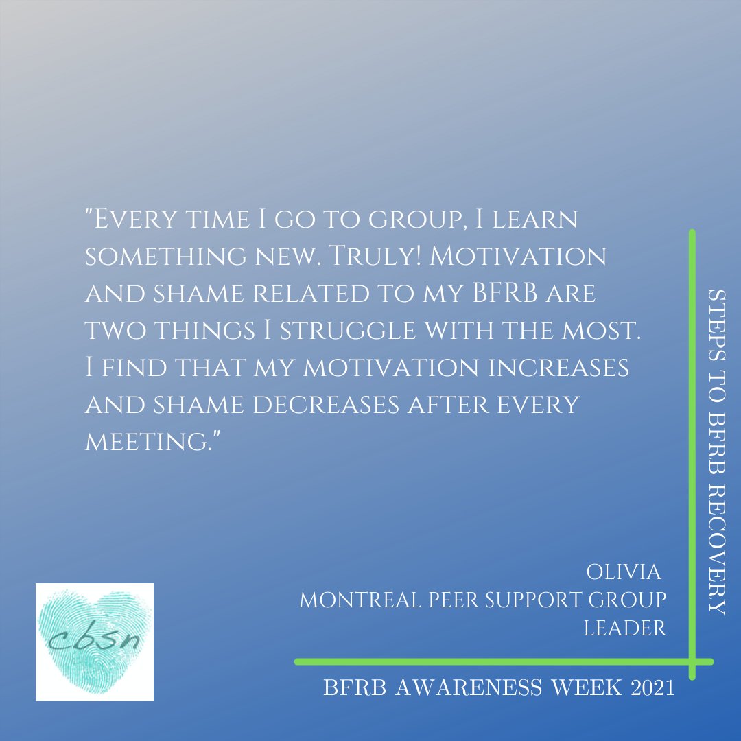 CanadianBFRB's tweet image. Do you struggle with shame and motivation when addressing your BFRB? Do you think addressing them would help you in your BFRB recovery?

Read the blog: bit.ly/3Cinkzw

#stepstoBFRBrecovery #bfrbrecovery #bfrbweek2021 #bfrbweek