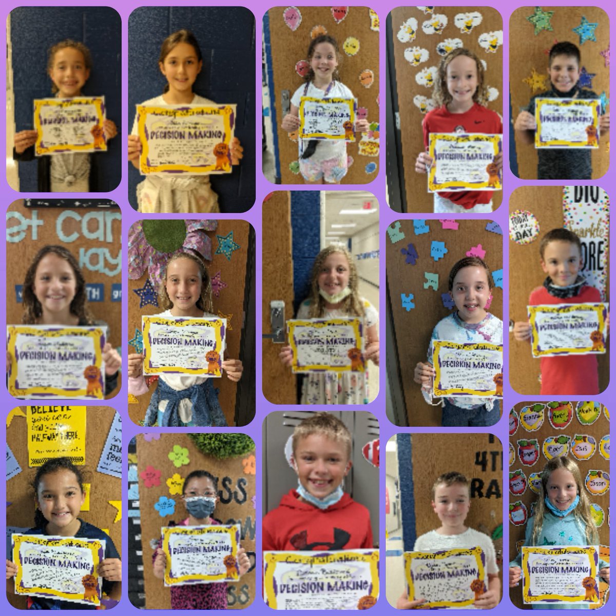 HeritageElemen2's tweet photo. Our 4th grade Pride Day winners have displayed fantastic decision making skills ever since day one at Heritage Elementary School! https://t.co/KY3ex0Thdr