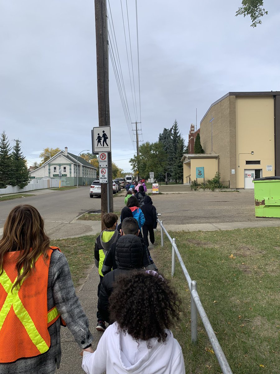 LaxdalKelly's tweet photo. Terry Fox walk with the entire school community today. So proud to walk for my dad! @stfrancisyeg @EdmCathSchools https://t.co/wOw2xT1oDW