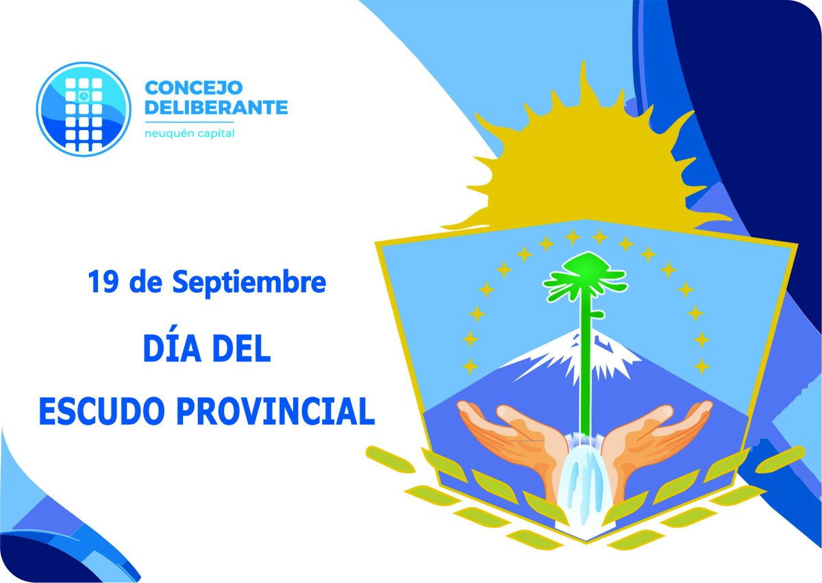 cdneuquen's tweet photo. #DíaDelEscudoProvincial
Nuestra identidad con el emblemático volcán Lanín, nuestros ríos, las manos abiertas y una diadema de 16 estrellas representando a cada Departamento Neuquino. Creado por Aldo Mástice, es utilizado desde '58. Símbolo de unión y libertad
#OrgulloProvincial https://t.co/7F3yXNOSok