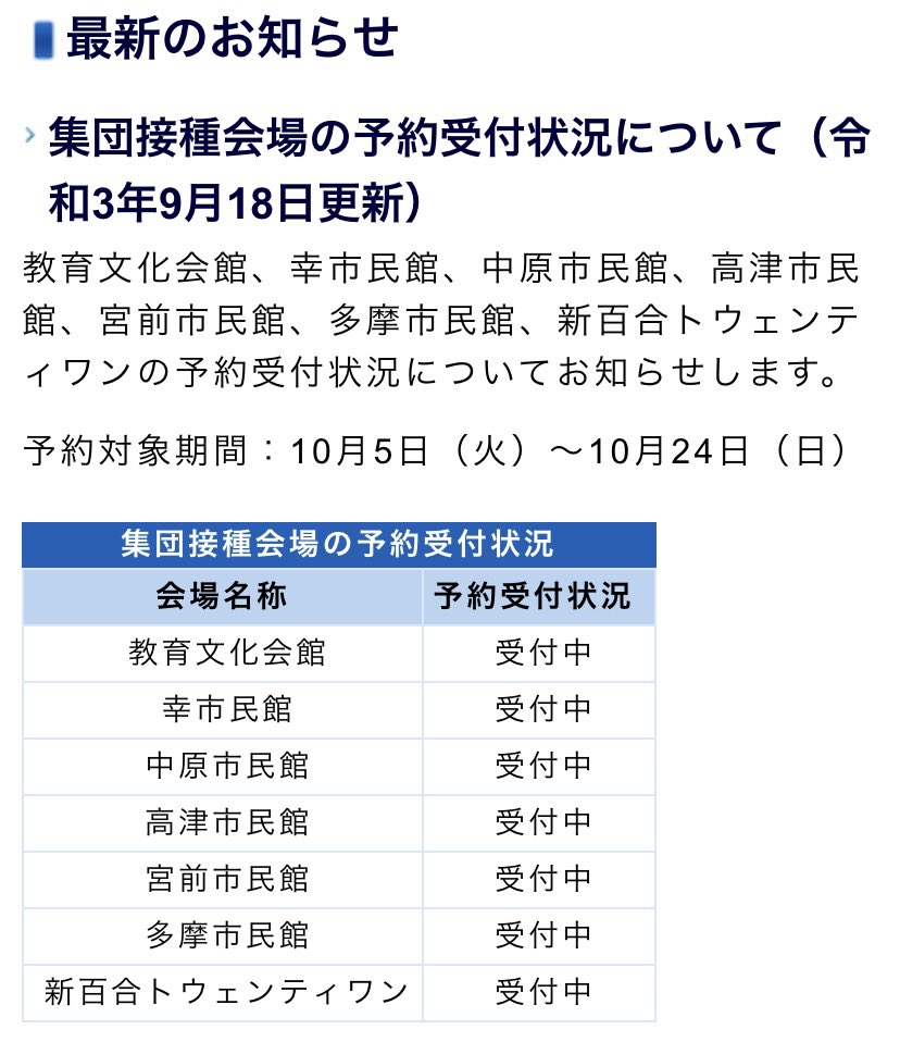 川崎市シティプロモーション V Twitter 本日9時30分現在で まだ空きがございます Https T Co Ztgtumawk7 Twitter