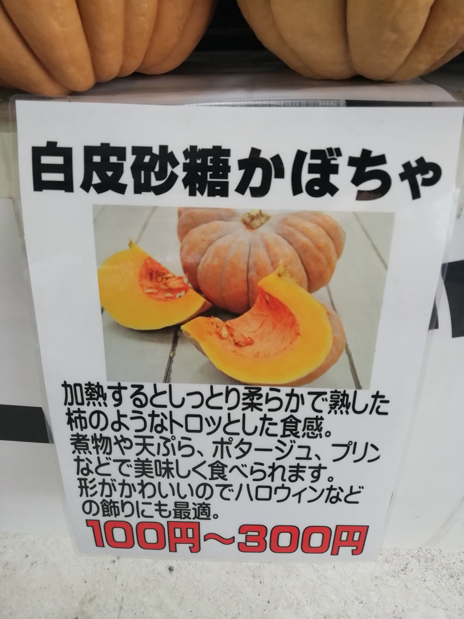 花のまつうら もう1種類かぼちゃがありました 白皮砂糖かぼちゃ販売開始です 100円から300円 形がすごくかわいいのでハロウィンまで飾るのがおすすです 花のまつうら T Co 3iajd1tkk6 Twitter