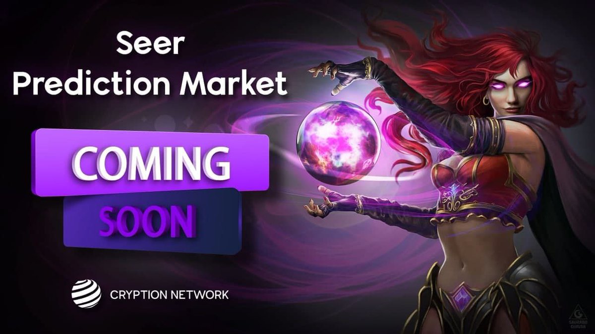 cooldragons's tweet image. A prediction market is a speculative market that asks a question about the future. In the case of a yes / no question, participants can buy and sell contracts, yes contracts and no contracts.
@CryptionNetwork  #CNT #PolyDex