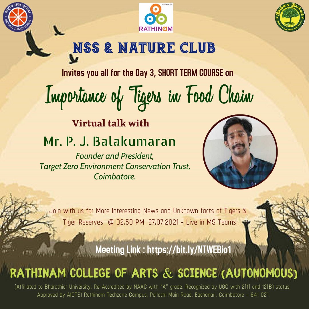 ClubRathinam's tweet photo. #tigerday https://t.co/EeMueWslfH